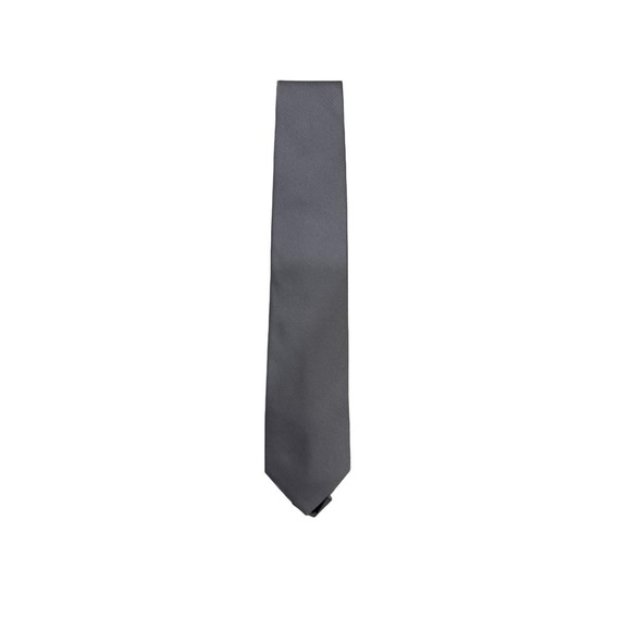 BROOKS BROTHER Silk Solid Gray Tie BRAND NEW - Picture 4 of 4